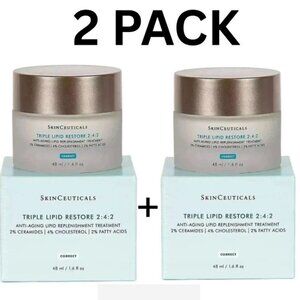 SkinCeuticals Triple Lipid Restore 1.6 oz Face Cream 2:4:2, 48ml NIB pack of 2